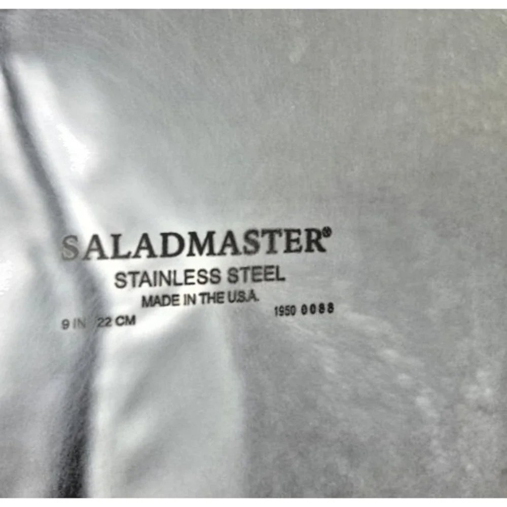 Saladmaster stainless steel